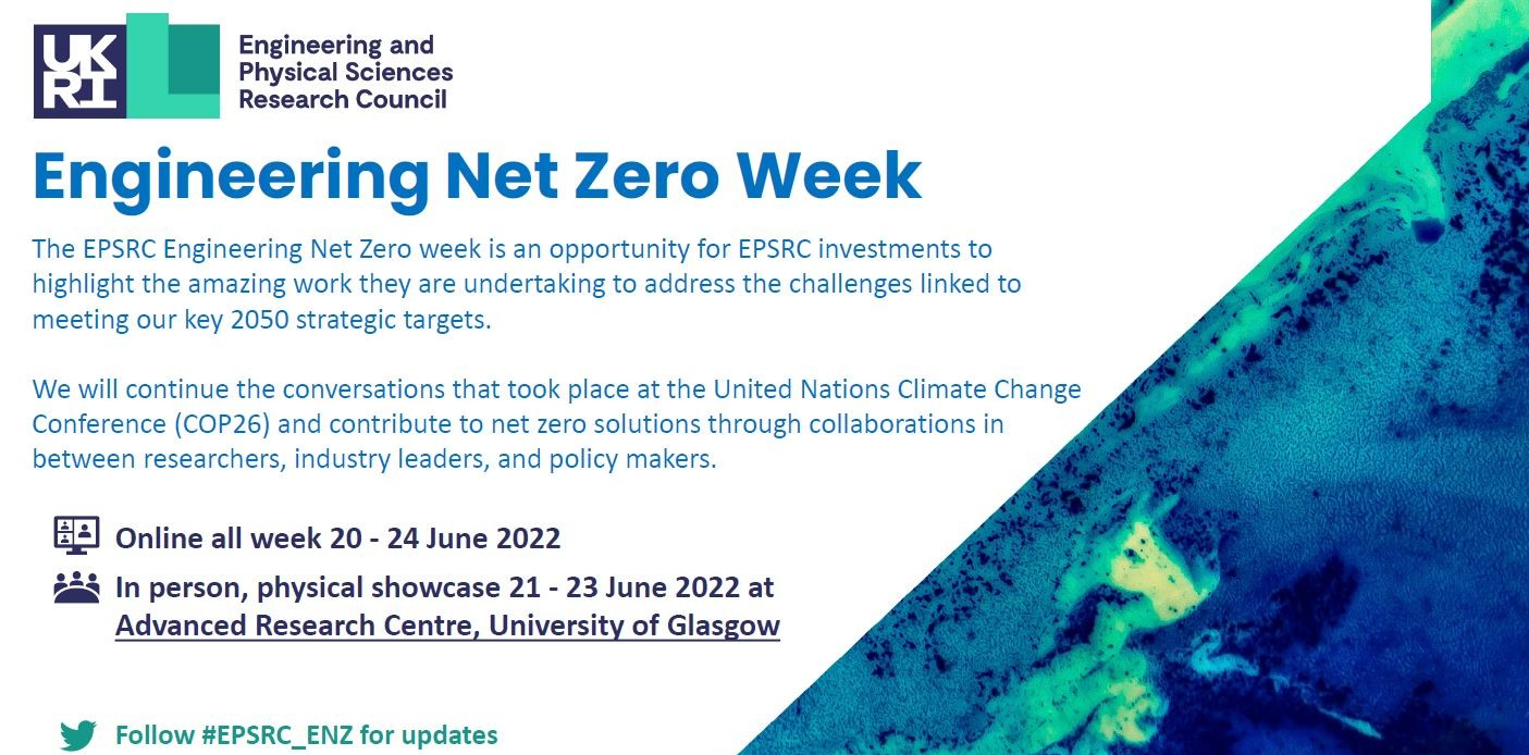 The EPSRC Engineering Net Zero Showcase
